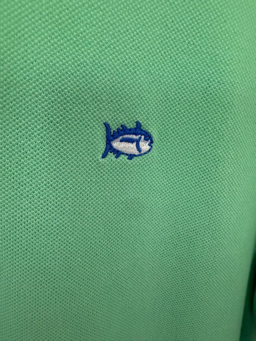 Southern Tide Men's Mint Green Short-Sleeve Polo Shirt with Dish Logo Size M - Picture 3 of 10